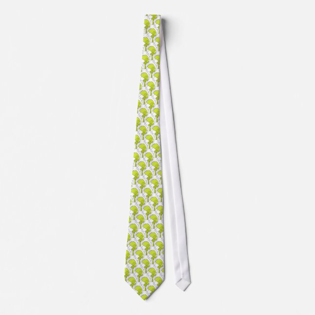 Artichoke Doodle Art Tie (Front)