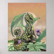 Artichoke Dragon 11x14 (4x6 and up)