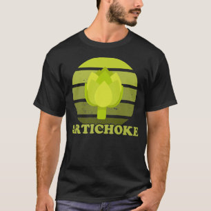 Artichoke Green Food Flower Vegan Healthy Fitness  T-Shirt