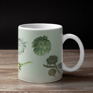 Artichoke Modern Vintage Vegetable Coffee Mug