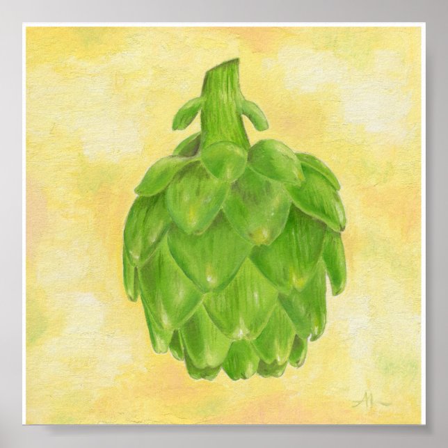 Artichoke Painting print (Front)
