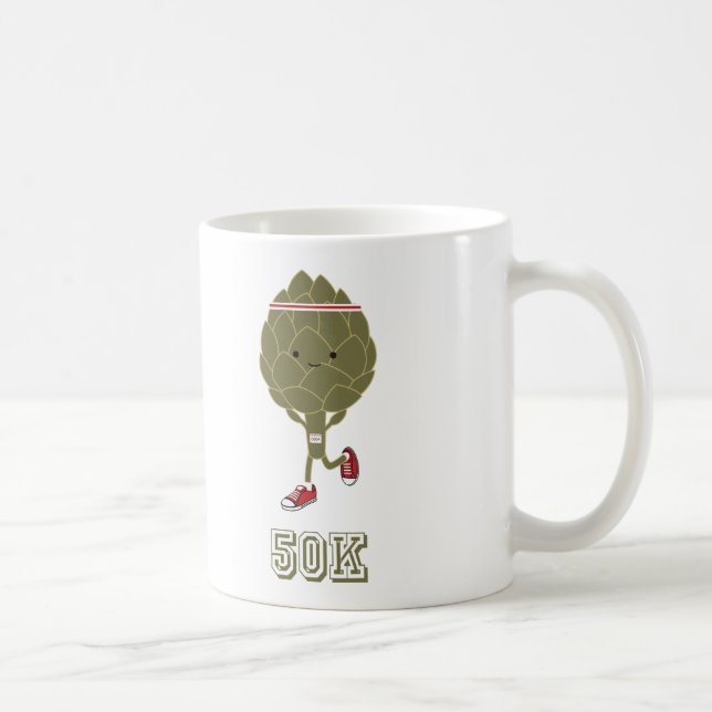 Artichoke Runner 50K Coffee Mug (Right)