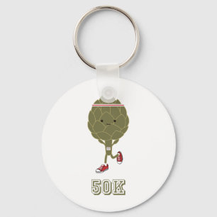 Artichoke Runner 50K Key Ring