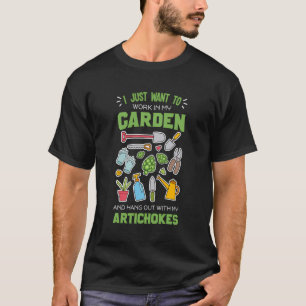 Artichoke Vegan Vegetarian Plant Lover Vegetable G T-Shirt