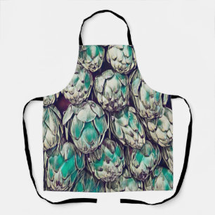 Artichoke Veggie Vintage Vegetarian Gift Apron