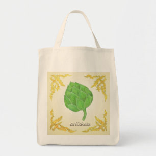 artichoke with leaves classic design tote bag