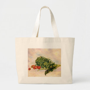 Artichokes and Tomatoes Large Tote Bag