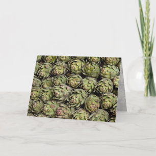 Artichokes Photo Card