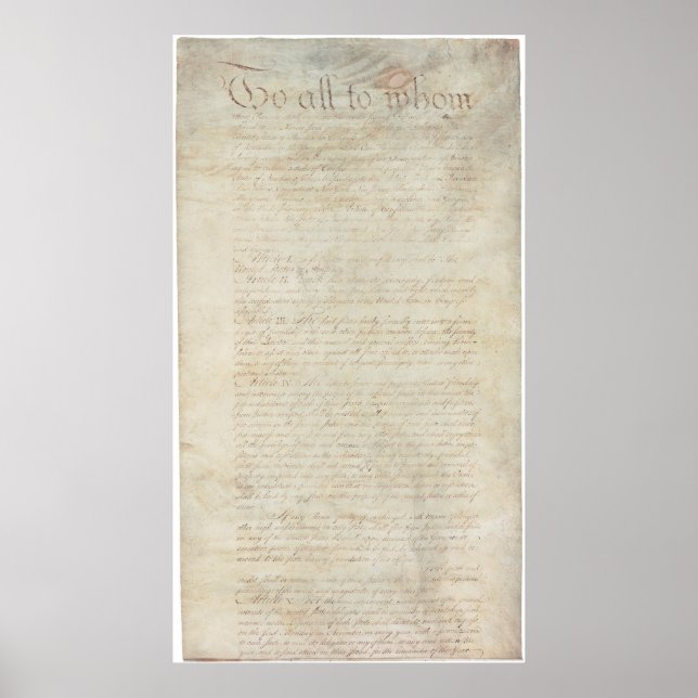 Articles of Confederation of the united States_pg1 Poster (Front)