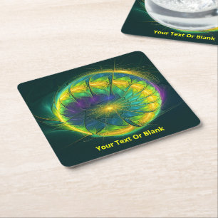 Articulated Plasma Square Paper Coaster