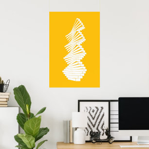 articulated wall poster