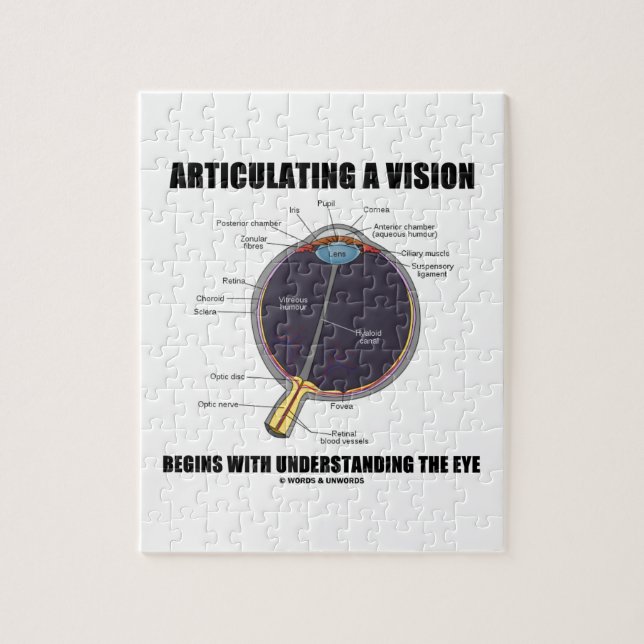 Articulating A Vision Begins Understanding The Eye Jigsaw Puzzle (Vertical)