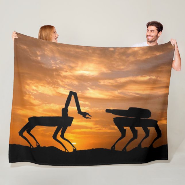 ARTIFICAL INTELLEGENCE FLEECE BLANKET (In Situ)