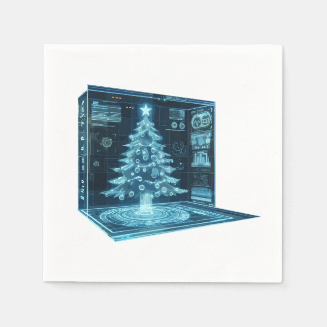 Artificial Christmas Tree Napkin (Front)