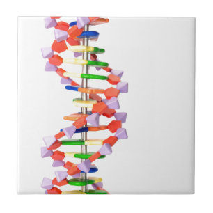 Artificial DNA model Ceramic Tile
