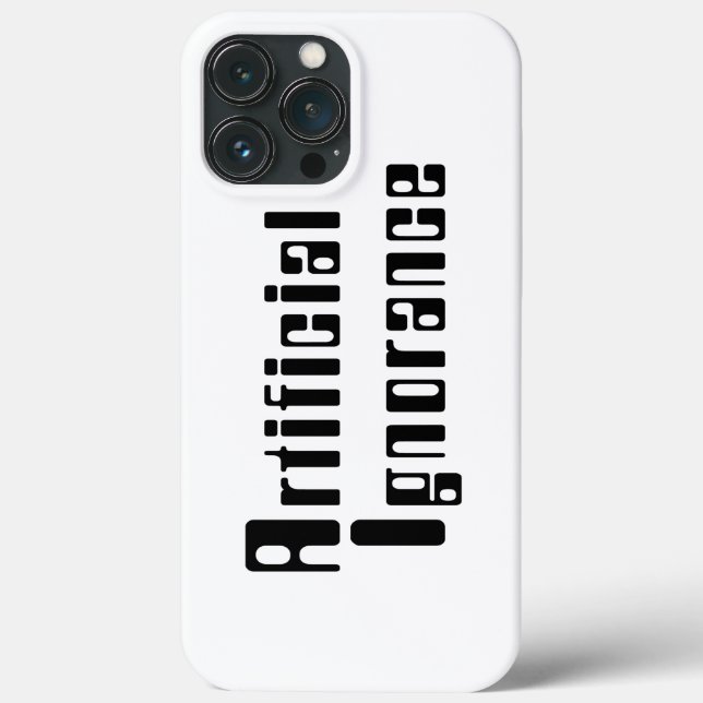 Artificial Ignorance Case-Mate iPhone Case (Back)