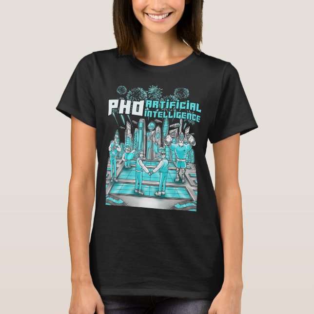 Artificial Intelligence AI Computer Science AI Mas T-Shirt (Front)