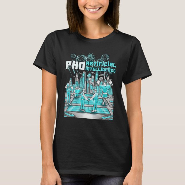 Artificial Intelligence AI Computer Science AI Mas T-Shirt (Front)