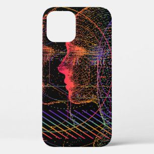 Artificial Intelligence and Virtual Reality concep iPhone 12 Case