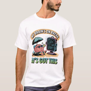 Artificial Intelligence Brain Break Humour T-Shirt