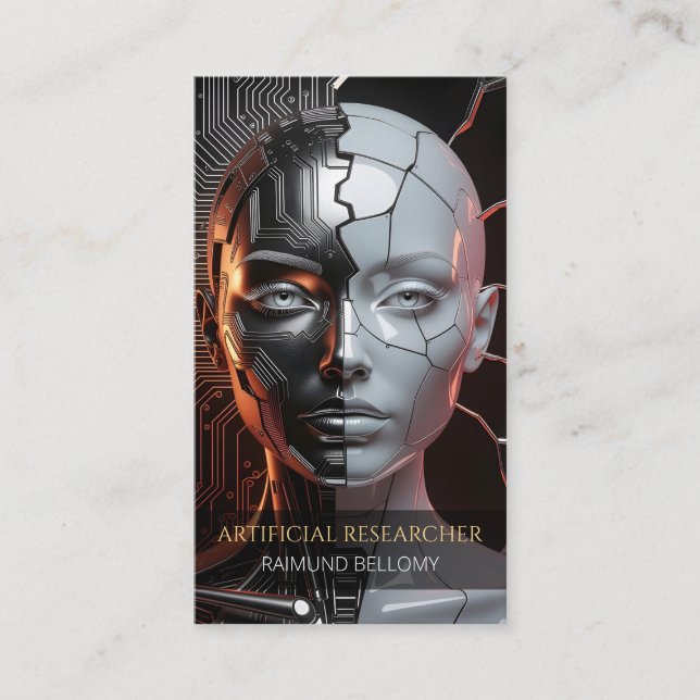 Artificial Intelligence Business Card (Front)