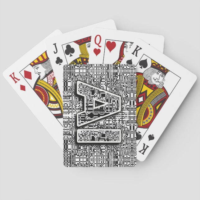 Artificial intelligence chip playing cards (Back)