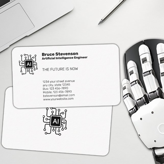 Artificial Intelligence Engineer Business Card (Creator Uploaded)