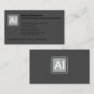 Artificial Intelligence Engineering Business Card