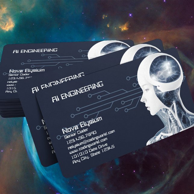 Artificial Intelligence Engineering Business Card (Creator Uploaded)