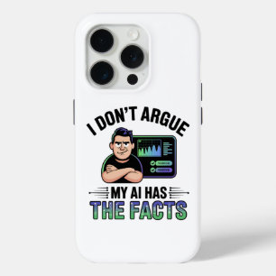 Artificial Intelligence Facts Humour Design iPhone 15 Pro Case
