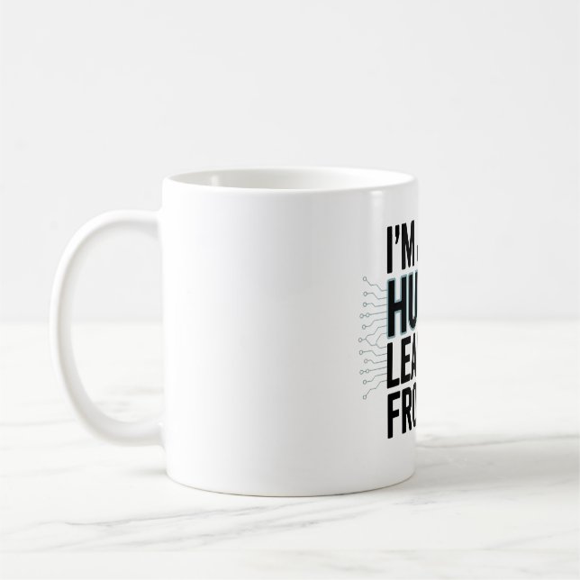 Artificial Intelligence Human Learning AI Coffee Mug (Left)