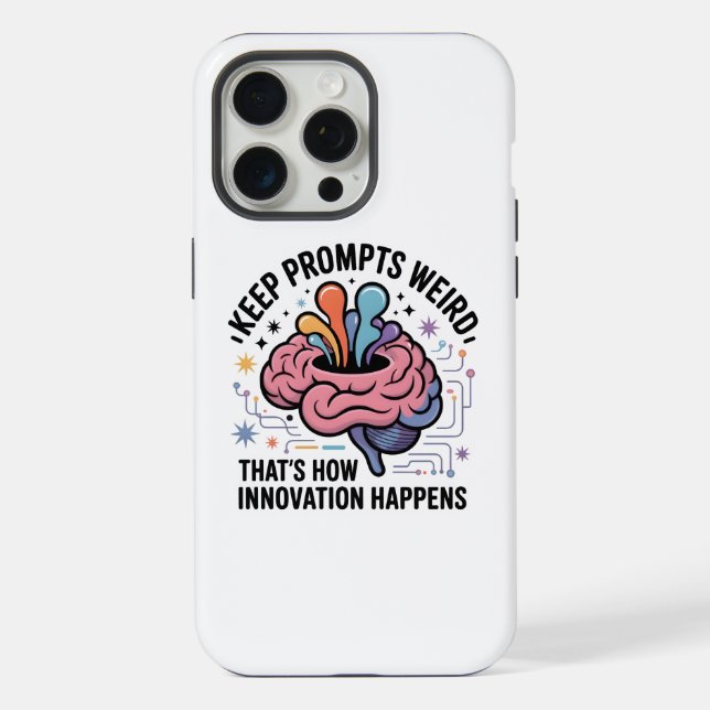 Artificial Intelligence Innovation Brain Design iPhone Case (Back)