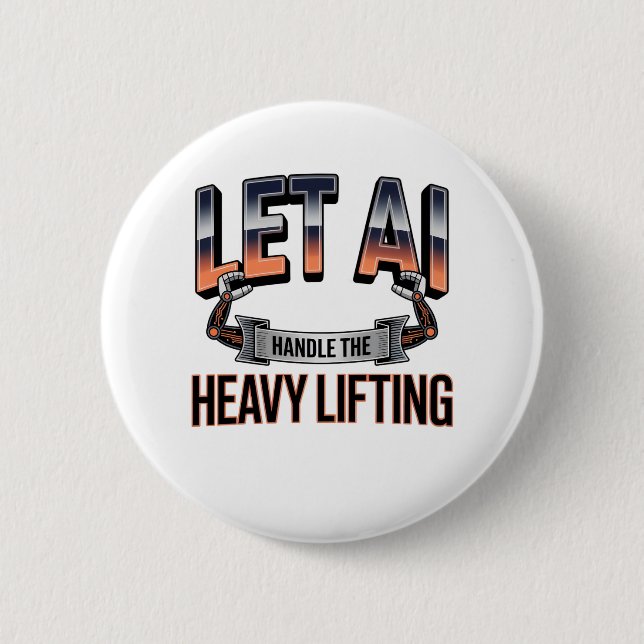 Artificial Intelligence Innovation Lifestyle 6 Cm Round Badge (Front)