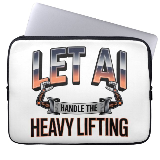 Artificial Intelligence Innovation Lifestyle Laptop Sleeve (Front)