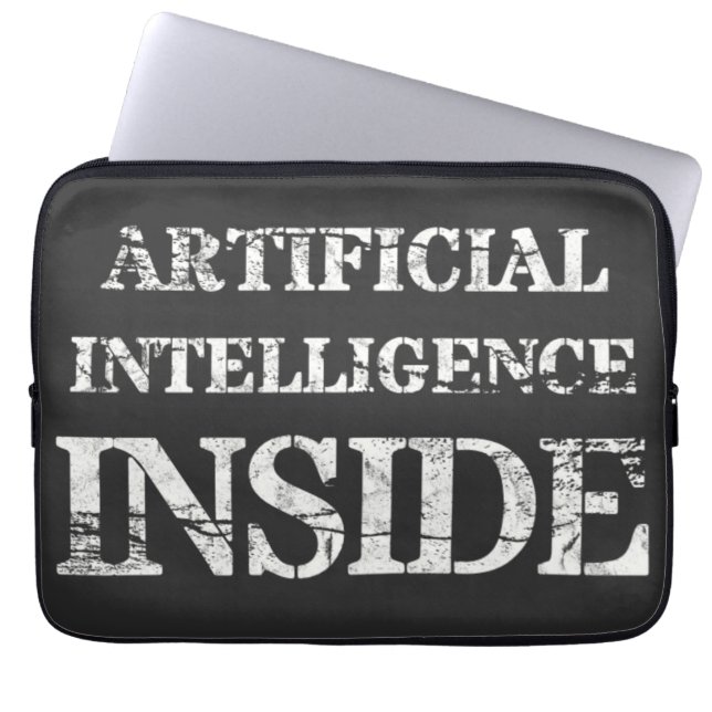 Artificial intelligence inside laptop sleeve (Front)