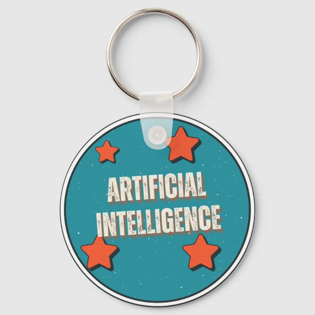 Artificial Intelligence Key Ring (Front)