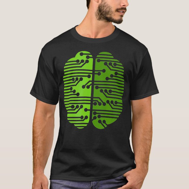 Artificial Intelligence Machine Learning Electric  T-Shirt (Front)