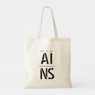 Artificial Intelligence modern and simple T-Shirt Tote Bag