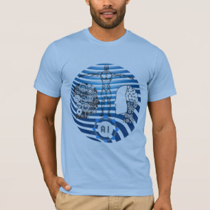 Artificial Intelligence, robot, cyborg future T-Shirt