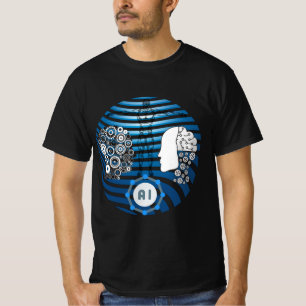 Artificial intelligence, robots, future of cybor T-Shirt