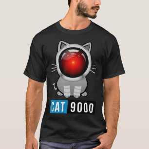 Artificial Intelligence Sci Fi Cat T-Shirt