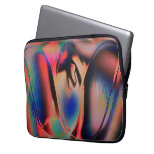 Artificial late afternoon, inflated skinned style laptop sleeve