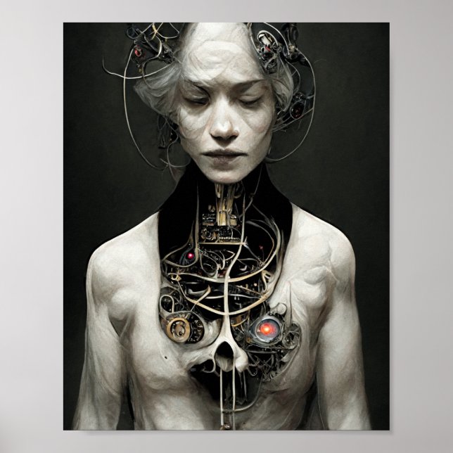 Artificial Life 3 Science Fiction Art Poster (Front)