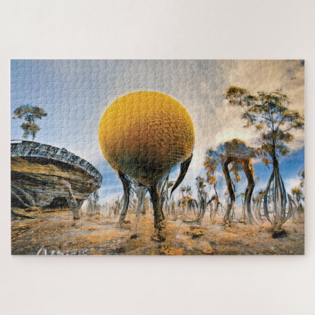 Artificial Planet Jigsaw Puzzle (Horizontal)