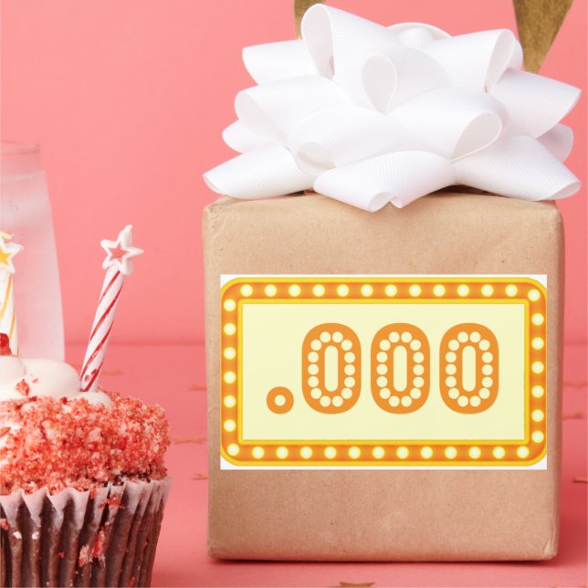 Artificial Score Enhancer Stickers: Period Edition Rectangular Sticker (Party)