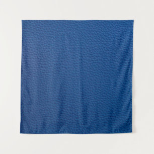 Artificial soft blue leather. Faux leather texture Tapestry