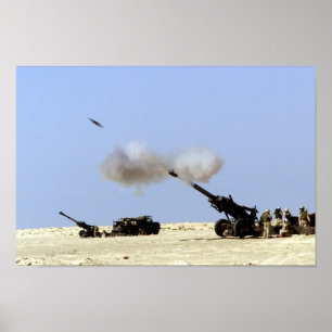 Artillery Fire Poster
