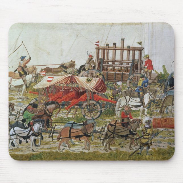 Artillery train of Maximilian I Mouse Pad (Front)