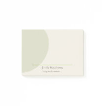 Artisan 4x3 Notes Sage Minimalist Brand