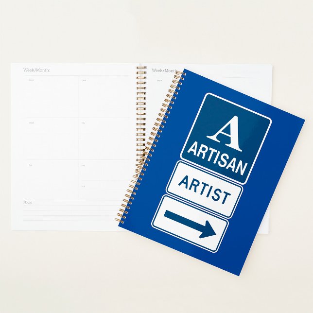 Artisan Artist Studio Sign Directional Arrow  Planner (Creator Uploaded)